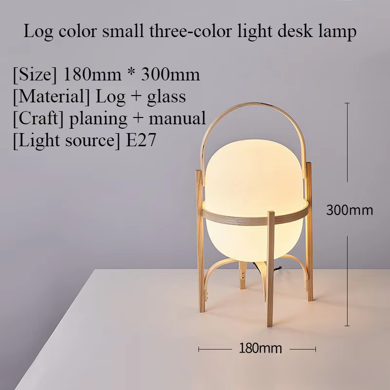 Lampe sur pied en bois E27, éclairage de table moderne et simple pour salon, bureau, chambre à couch