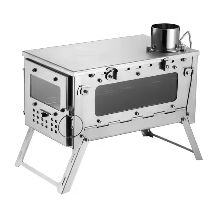 Poêle à bois pour tente, cuisine en plein air, poêle de Sauna pour Camping, chasse, chauffage bouill