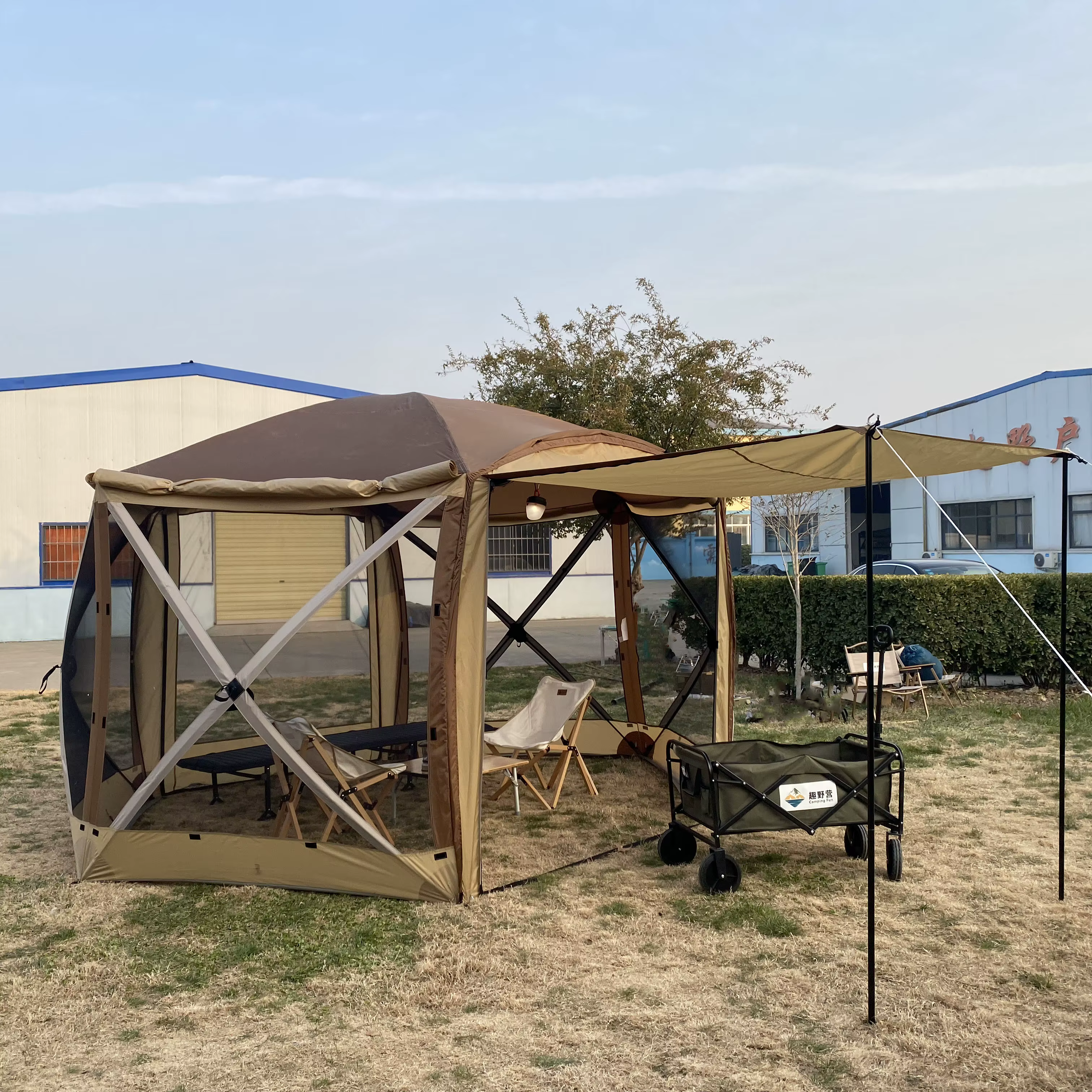 Tente de hayon Ar Compatible SUV et pick-up: abri de Camping étanche à la pluie pour 4 personnes ave