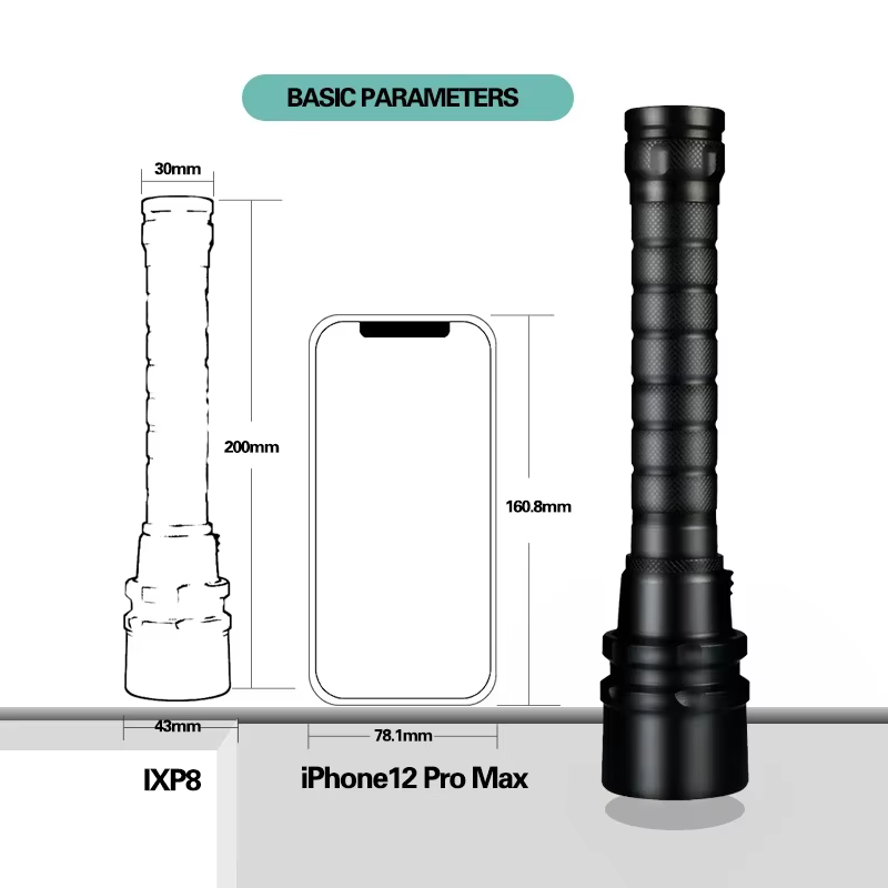Puissante lampe de poche de plongée LED Super 8000LM 3/5LED torche sous-marine professionnelle IP8 l