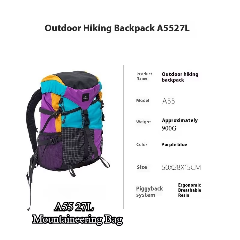 MOUNTAINHIKER 27L35L sac d'alpinisme de Camping en plein air sac à dos à bandoulière multifonctionne