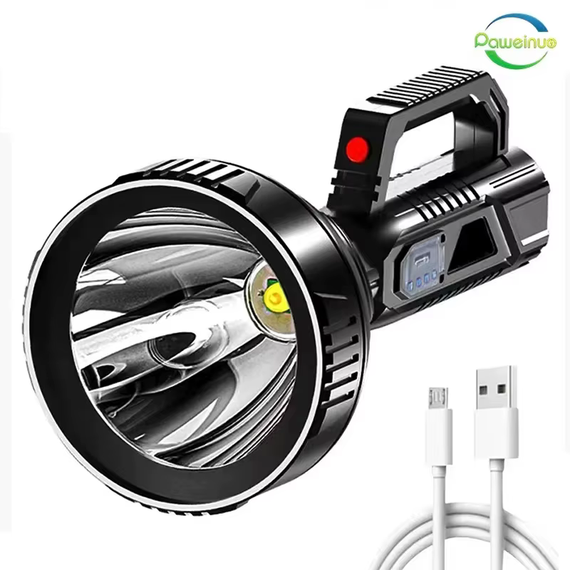 1500000   Lampe de poche LED puissante et Portable, projecteur portatif, Rechargeable, lampe de trav