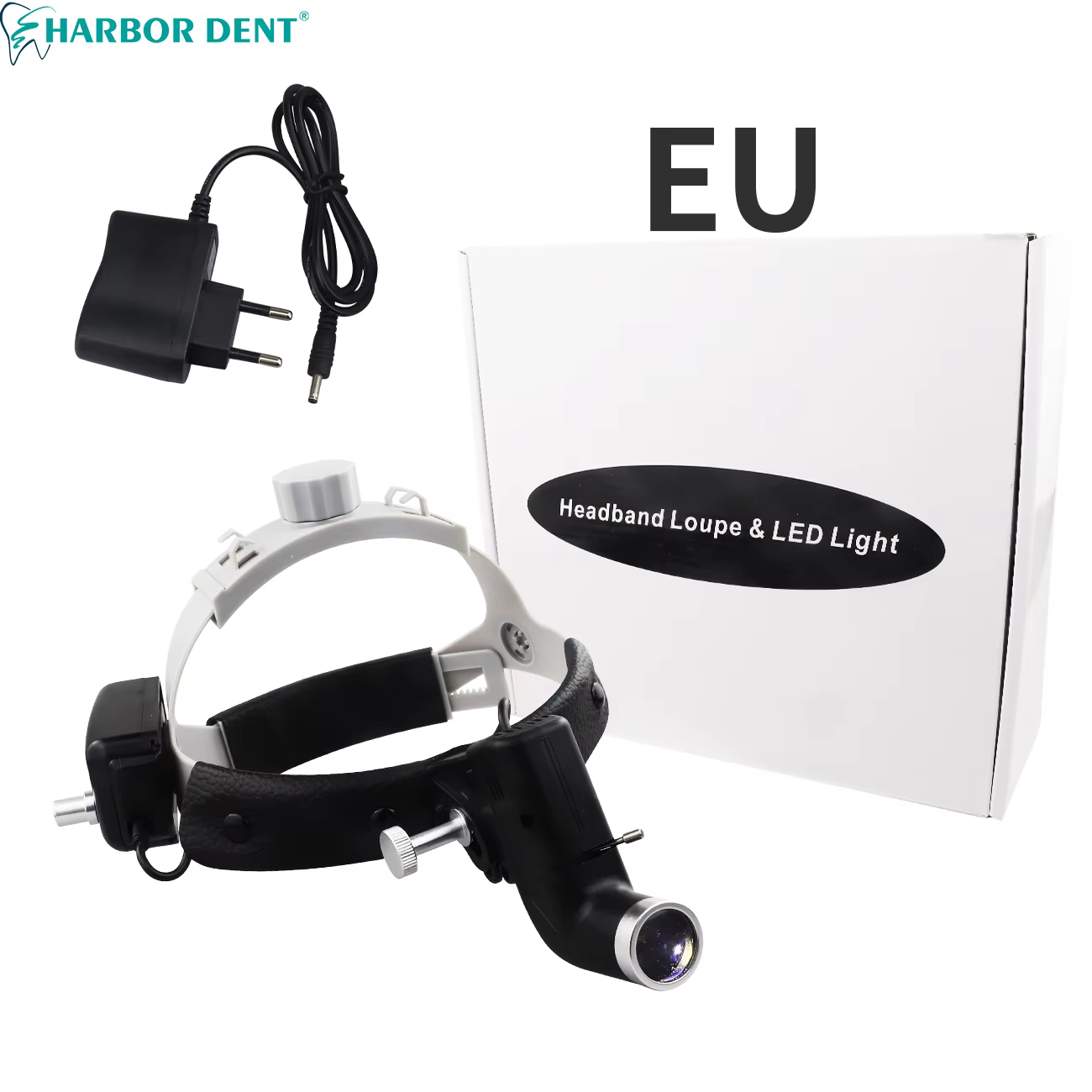 Lampe frontale dentaire à LED, générateurs de lampe orale, lumière pour binoculaire, haut-parleur, l