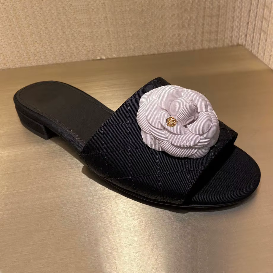 Pantoufles Antidérapantes à Talons Bas pour Femme, Tongs Ouvertes, Chaussures d'Été, Maison et Extér