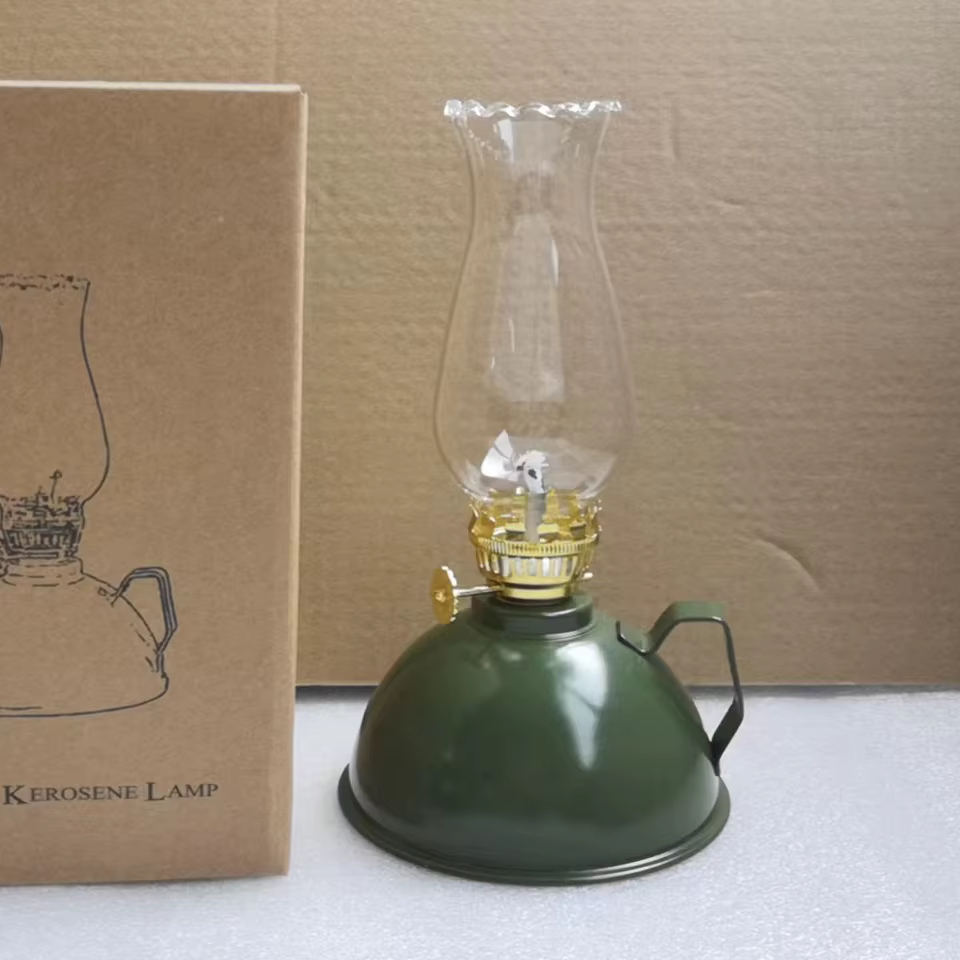 Lampe à kérosène rétro classique pour camping en plein air, lampe de tente d'ambiance de petit cheva