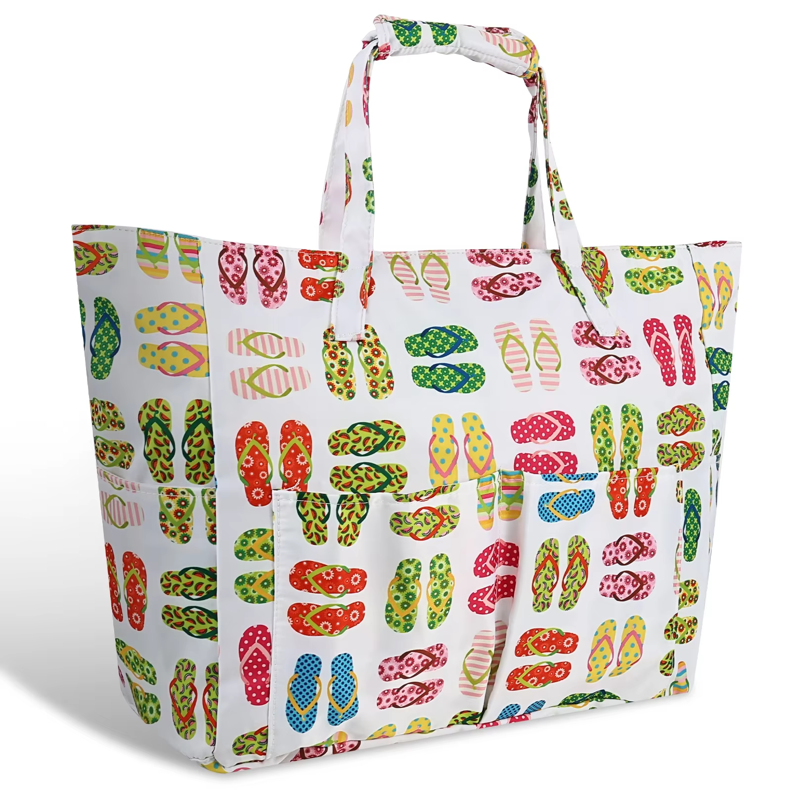 Sac de plage imperméable pour femmes, grand sac de transport avec compartiment étanche, sac de plage