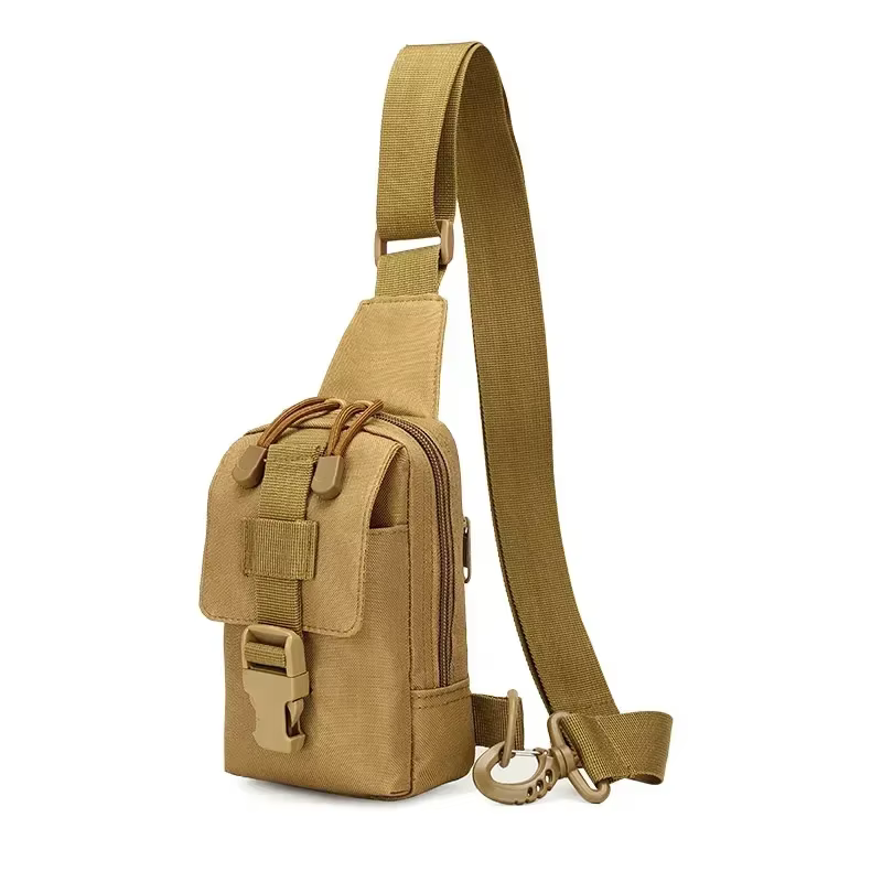 Sac de poitrine tactique militaire Trekking Pack EDC sac de sport sac à bandoulière sac à bandoulièr