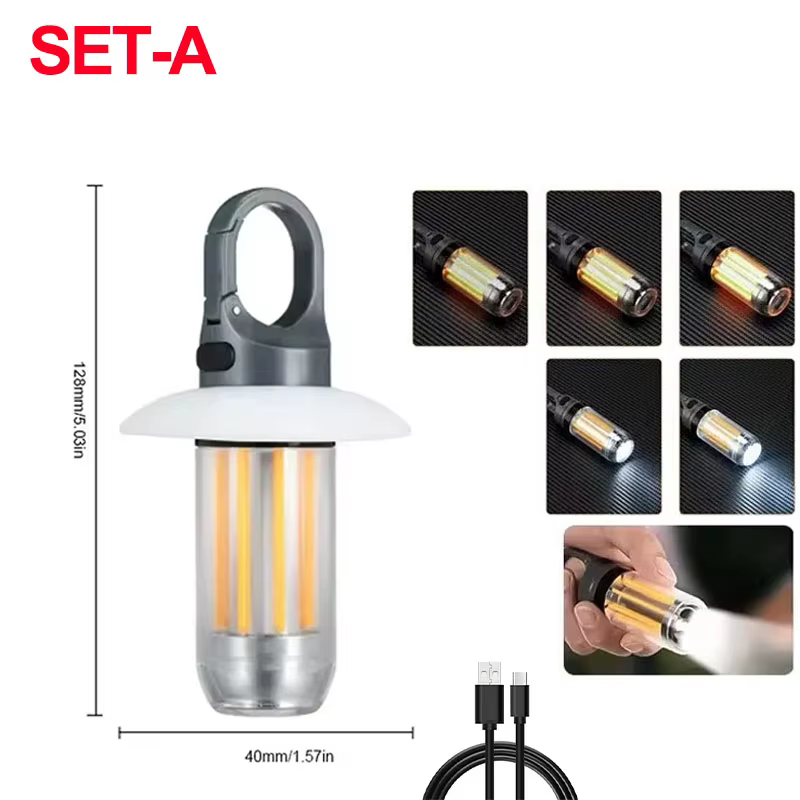 Lampe portable rétro style Hurricane, lumière d'ambiance à flamme chaude, rechargeable, pour camping