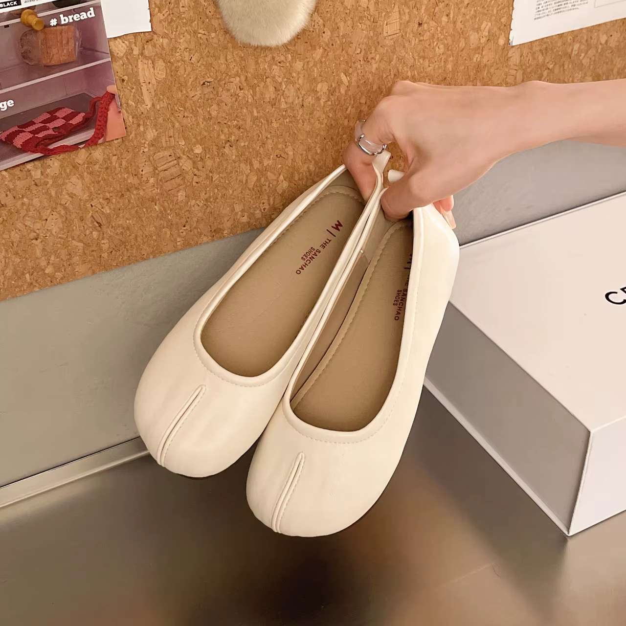Nouvelles Chaussures Plates pour Femmes, Ballerines Souples, Mocassins Décontractés à Enfiler, Chaus