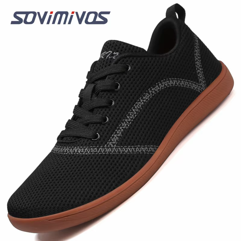 Chaussures de Course Minimalistes pour Homme et Femme, Baskets de Tennis, de Marche, Respirantes, La