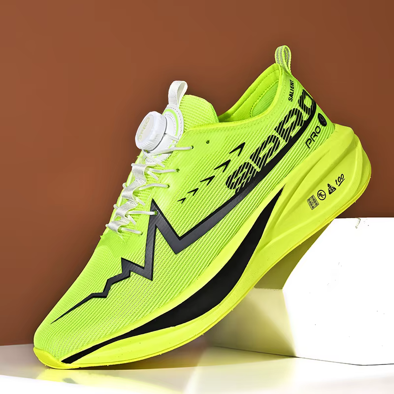 Chaussures de course Marathon pour hommes, chaussures de sport spécialisées avec plaque en carbone, 
