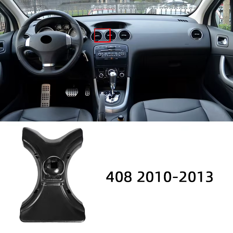 Support de téléphone portable spécial pour Peugeot 408, 3008, 4008, 5008, 308, 508 – Base de fixatio