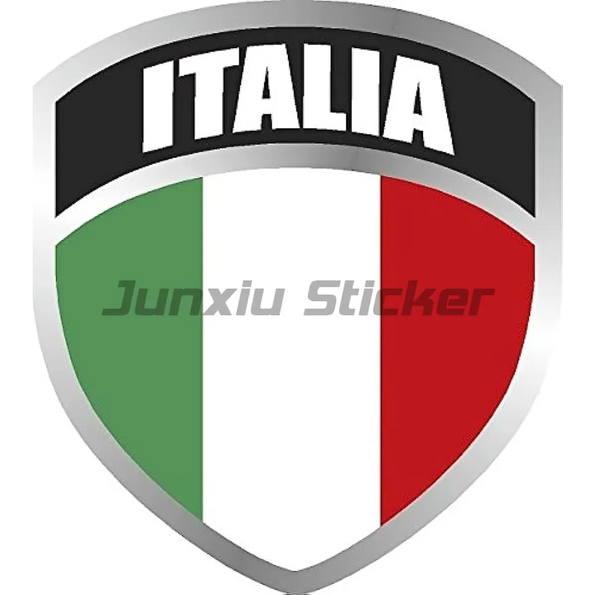 Autocollant mural créatif de la carte nationale italienne, stickers étanches pour casque, moto, ordi
