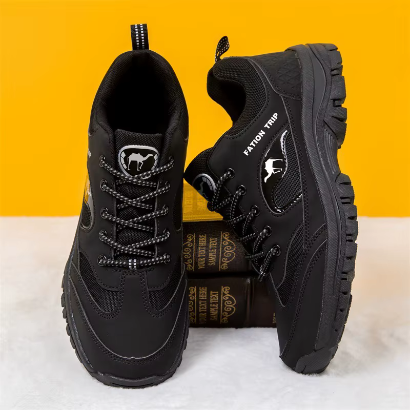 Oulylan Sports de plein air chaussures d'escalade pour hommes résistant à l'usure à lacets baskets m