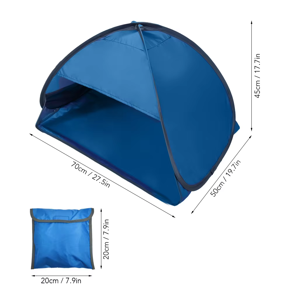 Abri solaire Portable pour l'extérieur, Mini tente de bain de soleil, coupe-vent, auvent résistant a