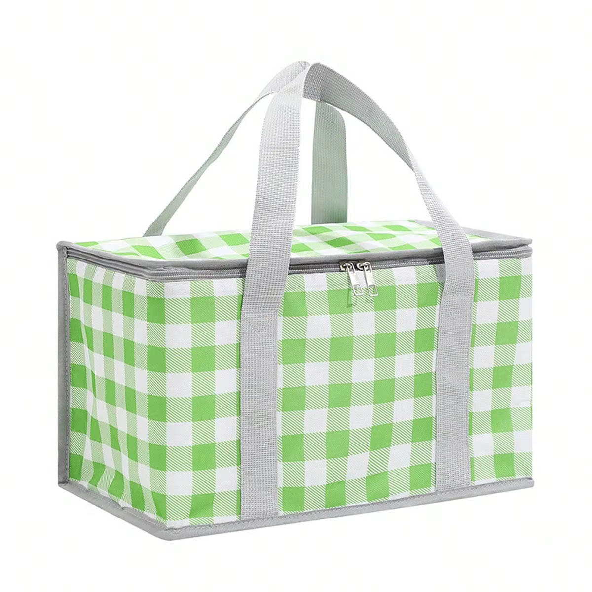 Sac de pique-nique carré Portable en aluminium, 1 pièce, sac à déjeuner Durable et pratique pour les