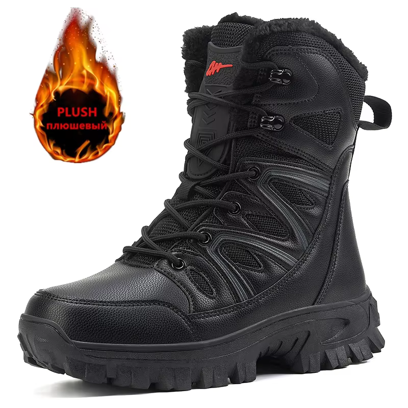 Hommes hiver hommes bottes de neige Super chaud hommes bottes de randonnée de haute qualité imperméa