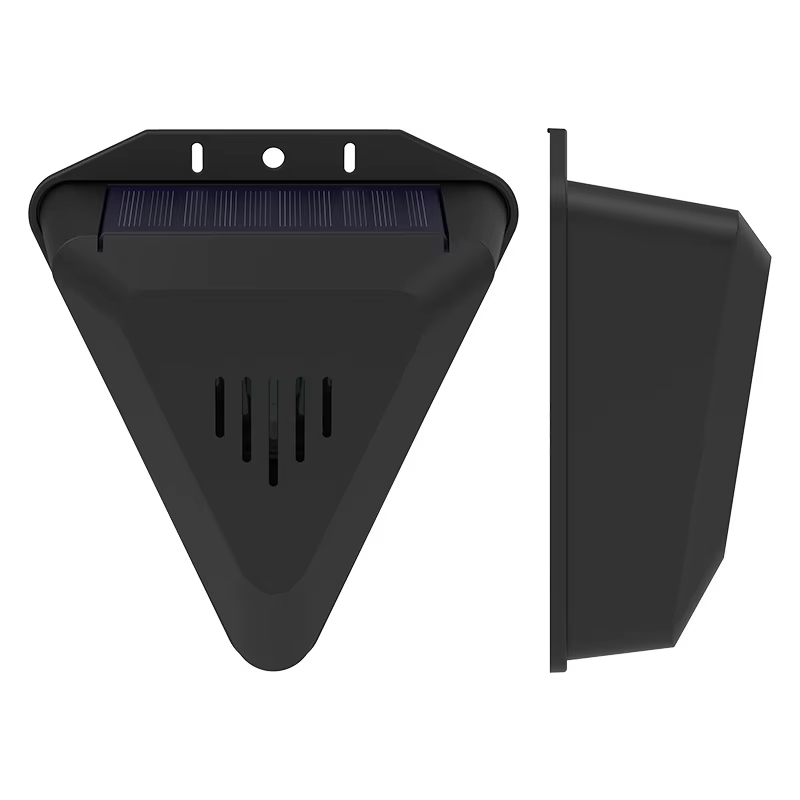 Lampe d'alarme solaire sirène capteur de mouvement sans fil extérieur étanche 129dB lumière d'alarme