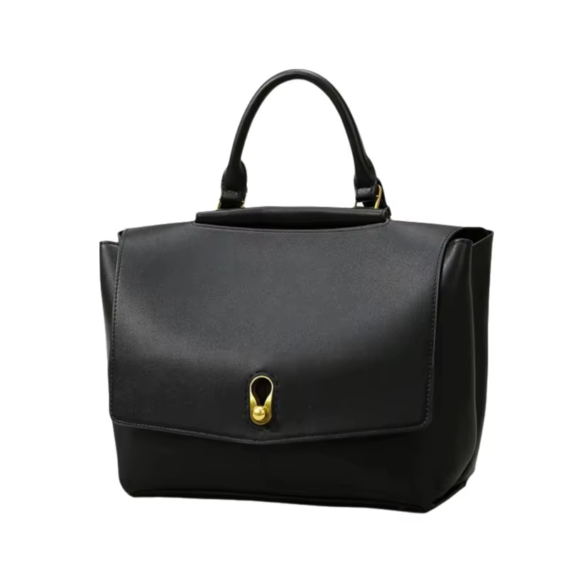 Sac à main en PU pour femmes, grand sac fourre-tout de voyage, sac à bandoulière vintage avec fermoi