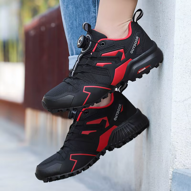 Chaussures de randonnée respirantes pour hommes, sangles de randonnée, chaussures de vélo de montagn