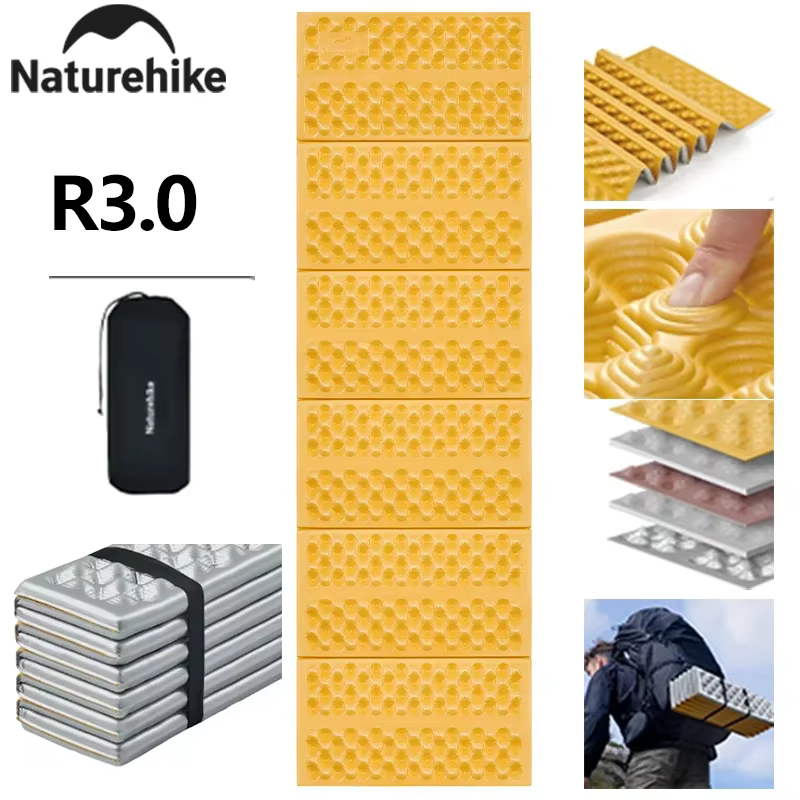 Naturehike Troues R 3.0 léger Portable pliant carré nid d'oeuf tapis extérieur 2.5 cm épaissi Campin