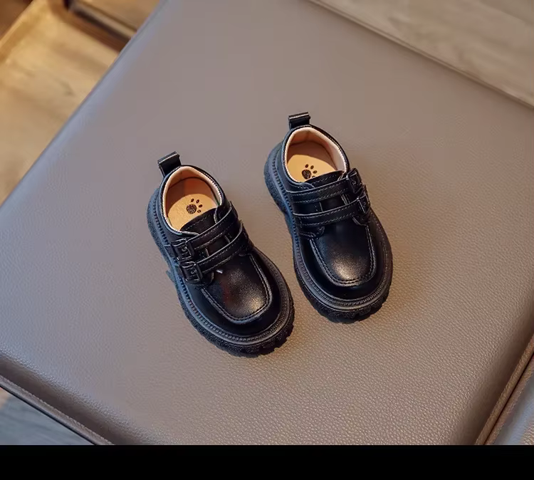 Chaussures antidérapantes pour enfants, pour garçons et filles, Style coréen avec Double bouton, cha