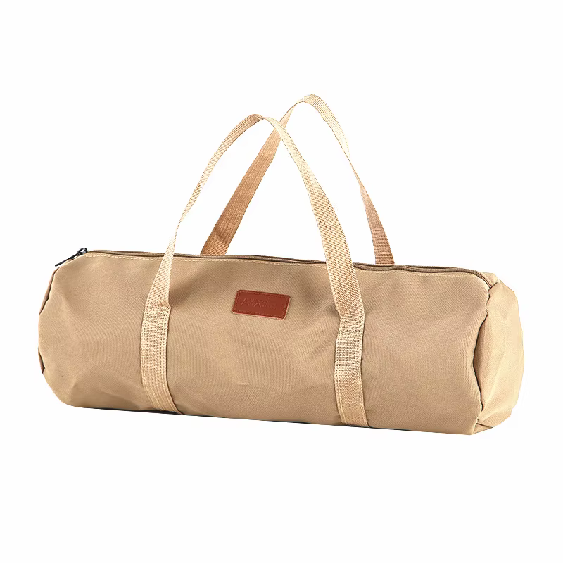 Sac de rangement cylindrique pour le camping en plein air, sac à main portable pour les piquets de t