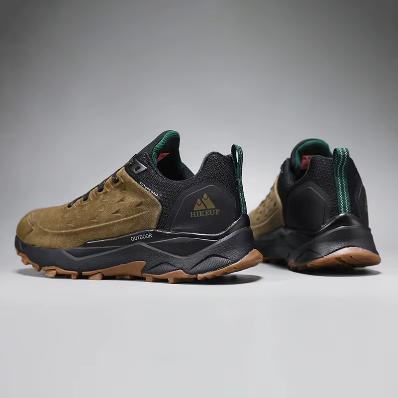 HIKEUP chaussures de randonnée pour hommes Sports de plein air Camping chasse marche chaussure daim 