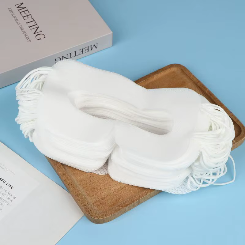 Masque facial jetable en tissu non tissé, 100 pièces, accessoires pour lunettes VR, coussinet hygién