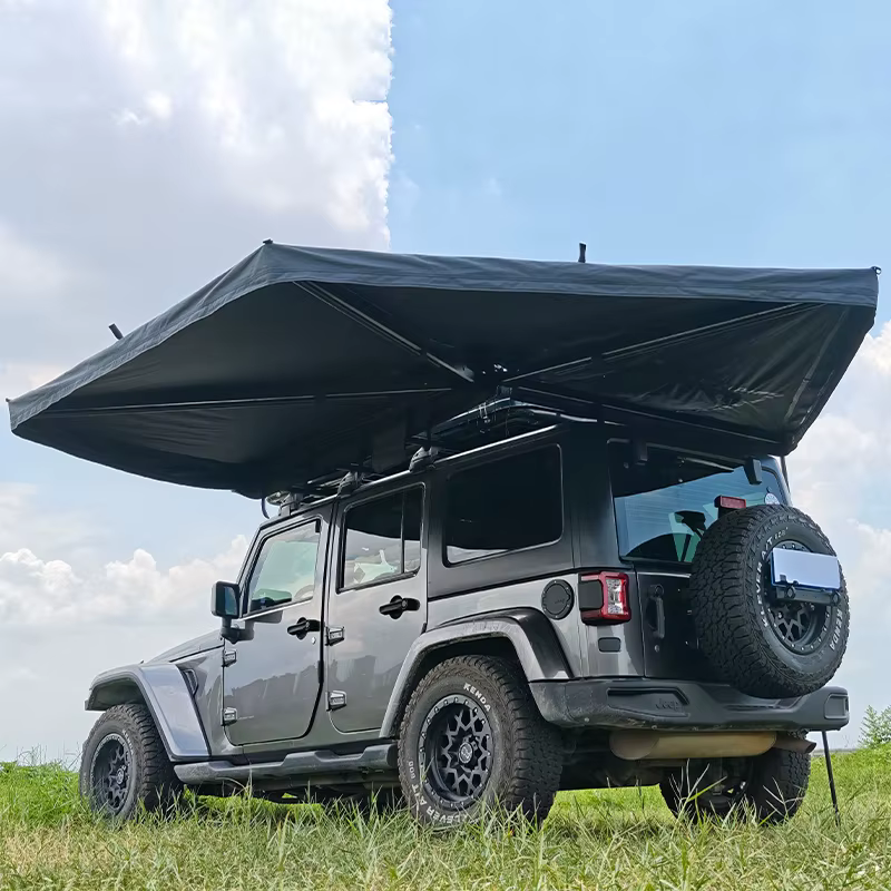 Auvent pliable autoportant à 270 degrés, auvent de camion, tente de toit de voiture de Camping avec 