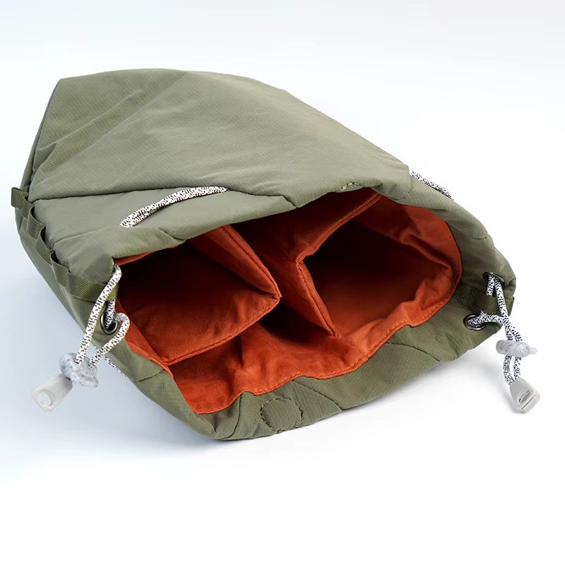 Sac de rangement pour appareil photo en cuir, sac d'accessoires pour poudres d'objectif, durable, gr