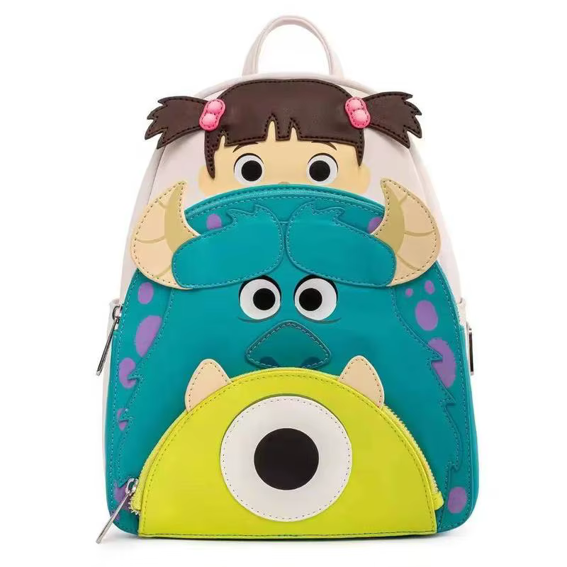 Sac à dos pour femme en cuir PU Monsters University, mini sac à dos Monsters Inc Boo, sac à main pou
