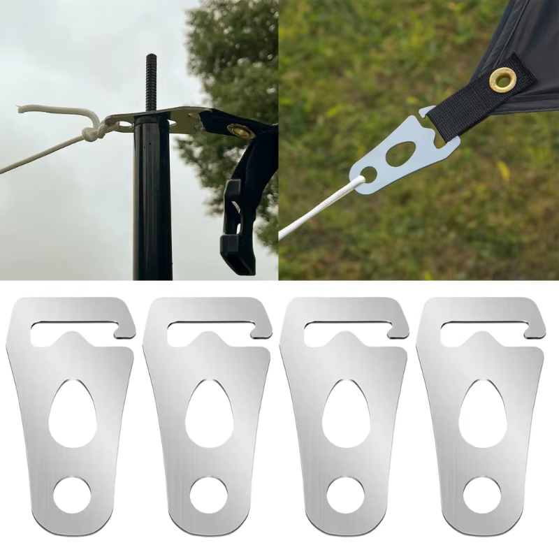 Tendeur ULà vin en acier inoxydable, ajusteur tente, attaches tente, camping