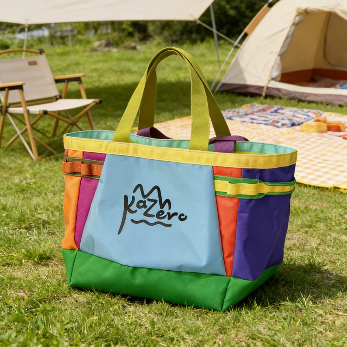 Sac fourre-tout sportif pour femme Dopamine, sac à bandoulière colorblock avec logo, sac à main mult