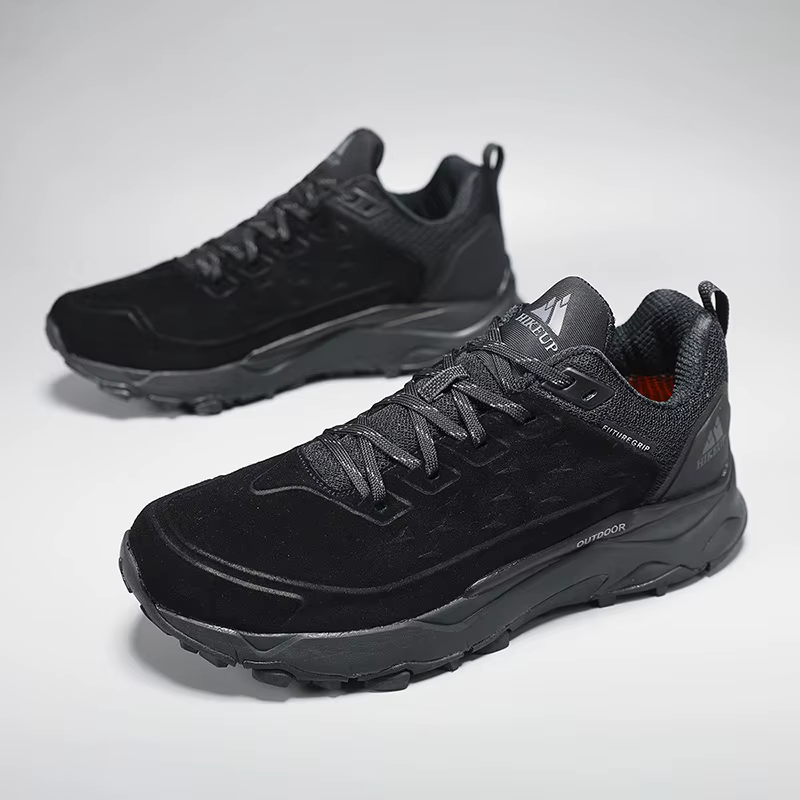 HIKEUP chaussures de randonnée pour hommes Sports de plein air Camping chasse marche chaussure daim 