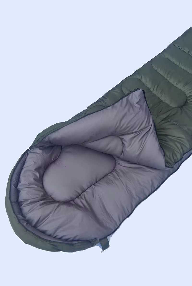Sac de couchage surdimensionné épais et élargi de 3,5 kg -15 ℃ -25 ℃ sac de couchage extérieur c