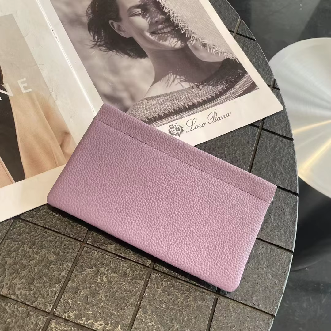 Pochette Homme en Cuir Véritable Personnalisable avec Lettres, Portefeuille Organisateur Multifoncti