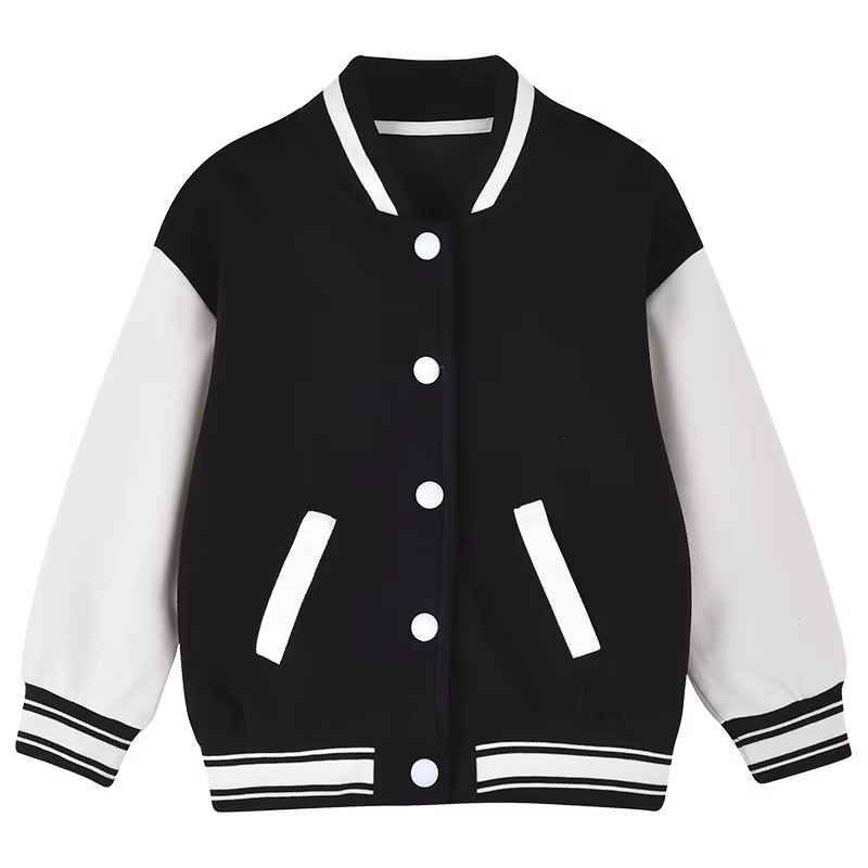 Vestes imprimées personnalisées, maillots de baseball, vestes personnalisées pour enfants avec noms 