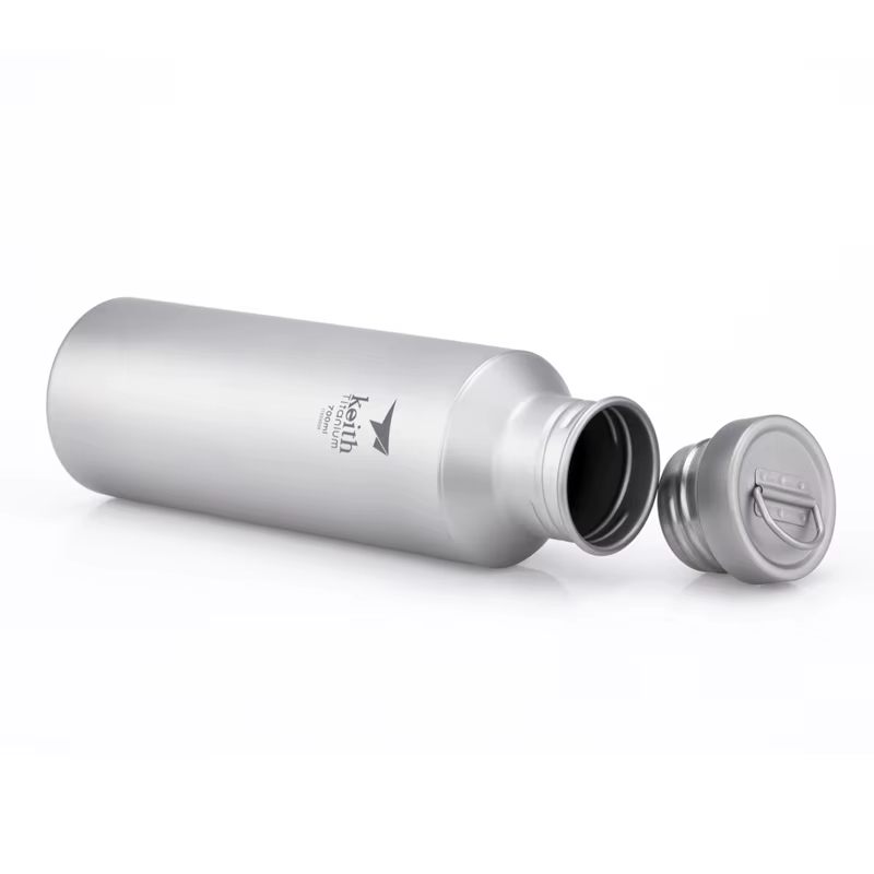 keith – bouteille d'eau en titane, Portable, anti-fuite, avec sac, pour Sport en plein air, voyage, 