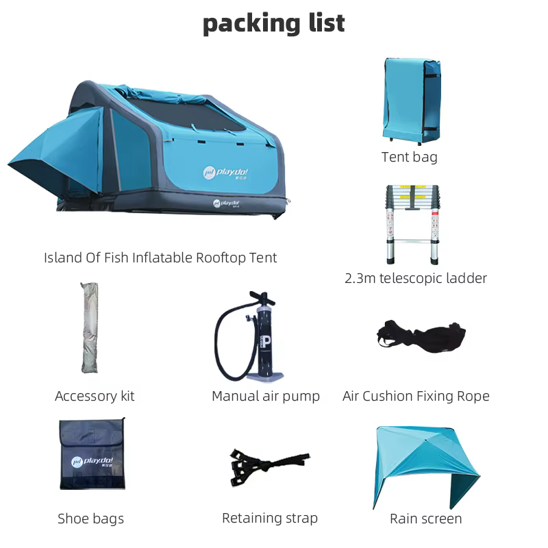 Tentes de camping en gros : Tente gonflable amphibie d'urgence pour le camping, le glamping en extér