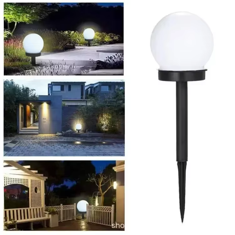 Lampes solaires pour sphères d'extérieur, lot de 1/3/6/9 lampes LED de jardin, lampe étanche, pour p