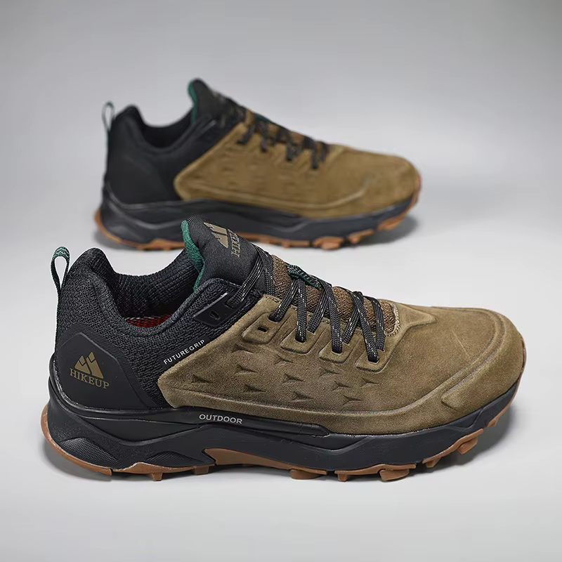 HIKEUP chaussures de randonnée pour hommes Sports de plein air Camping chasse marche chaussure daim 
