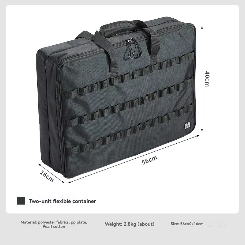 Nouveau sac de camping double unité Big BK-55 grande capacité pour équipement IGT, rangement multifo