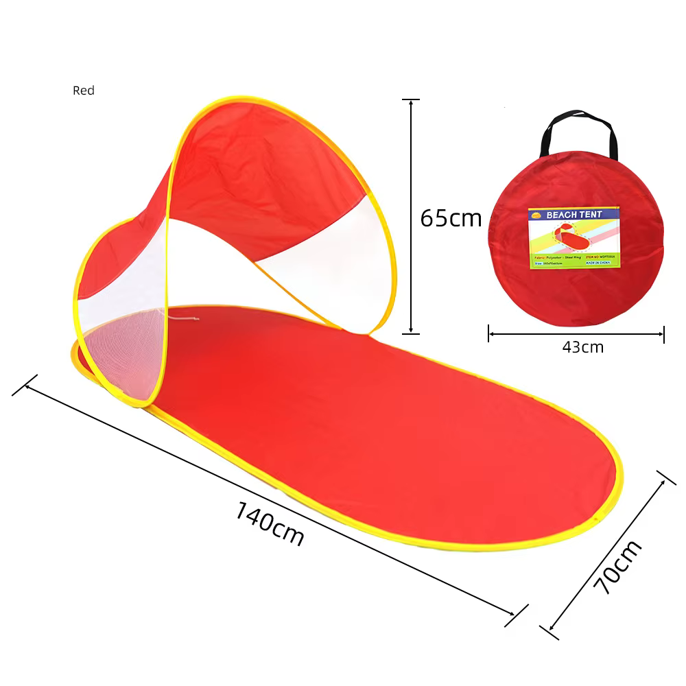 Tente de plage instantanée à montage rapide, protection UV, abri de camping extérieur, auvent de pla