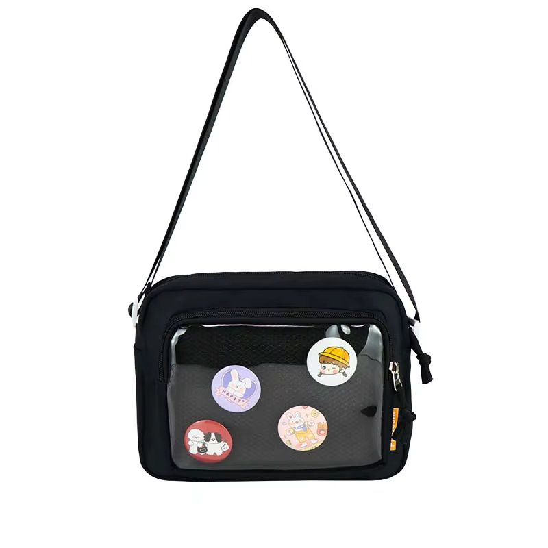 Mode japonais Anime esthétique Ita sac décontracté petit sac de messager pour les étudiants polyvale