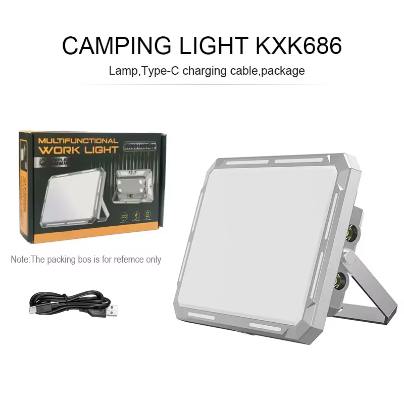 LED Camping tente lumière projecteur Rechargeable haute puissance éclairage de secours extérieur éta