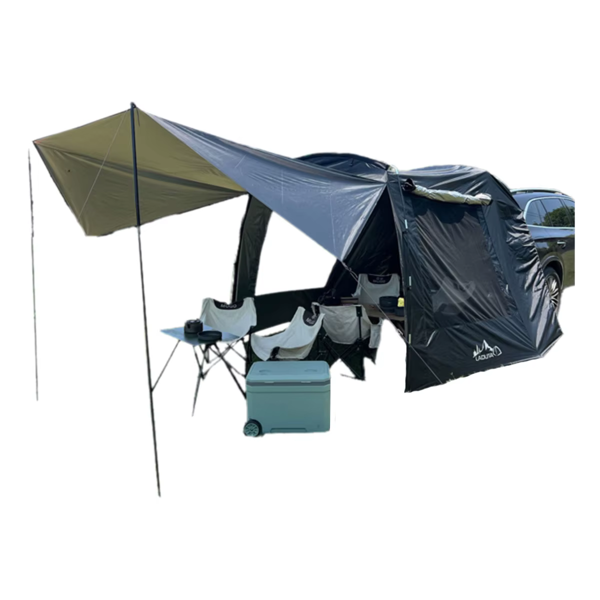 Lohamping-Tente d'amarrage de boîte de voiture étanche portable, tente de queue SUV, tente bretonne,