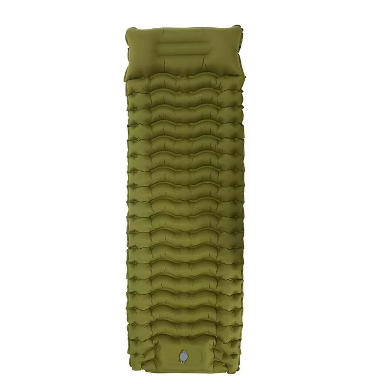 Tapis de Camping gonflable, matelas pneumatique avec oreiller, coussin de couchage touristique en pl