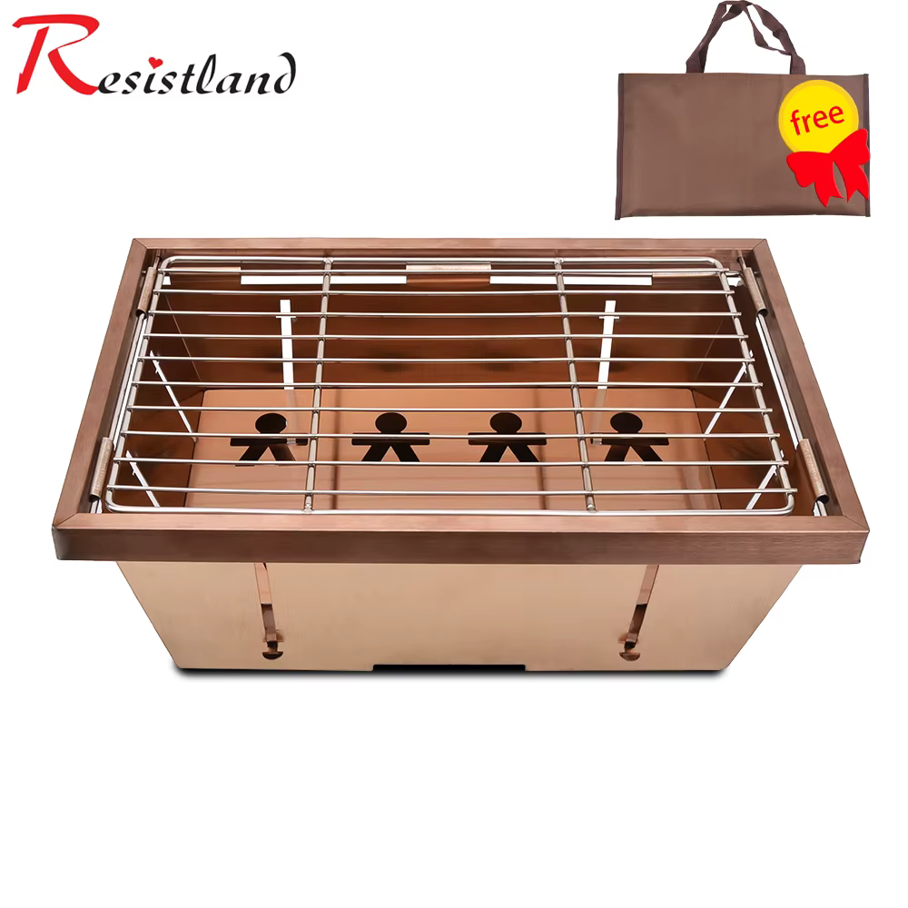 Table pliante et amovible en bois IGT, cuisinière à gaz, Portable et légère, pour barbecue, pique-ni
