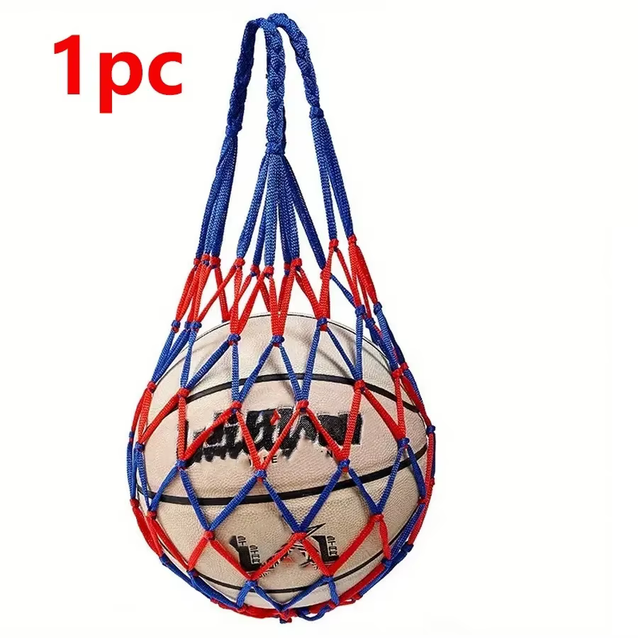 Sac de rangement pour ballons de basket, en maille épaisse, durable, en nylon, pour divers types de 